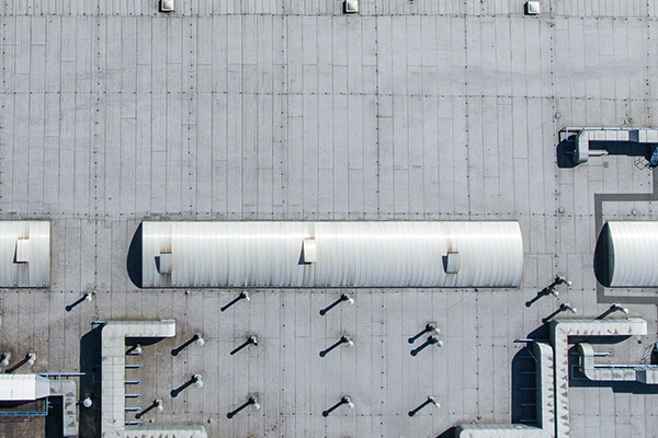 Large commercial roof