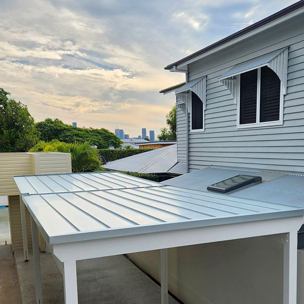Residential carport roof